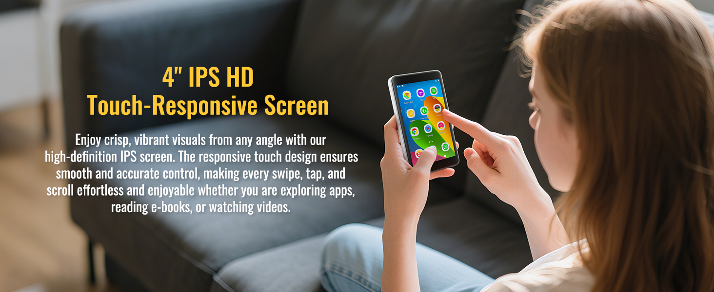 M4Pro MP3 Player for kids with Spotify