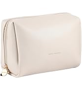 Aveniee Travel Makeup Bag, Large Toiletry Bag for Women, Vegan Leather Travel Pouches Case, Make ...