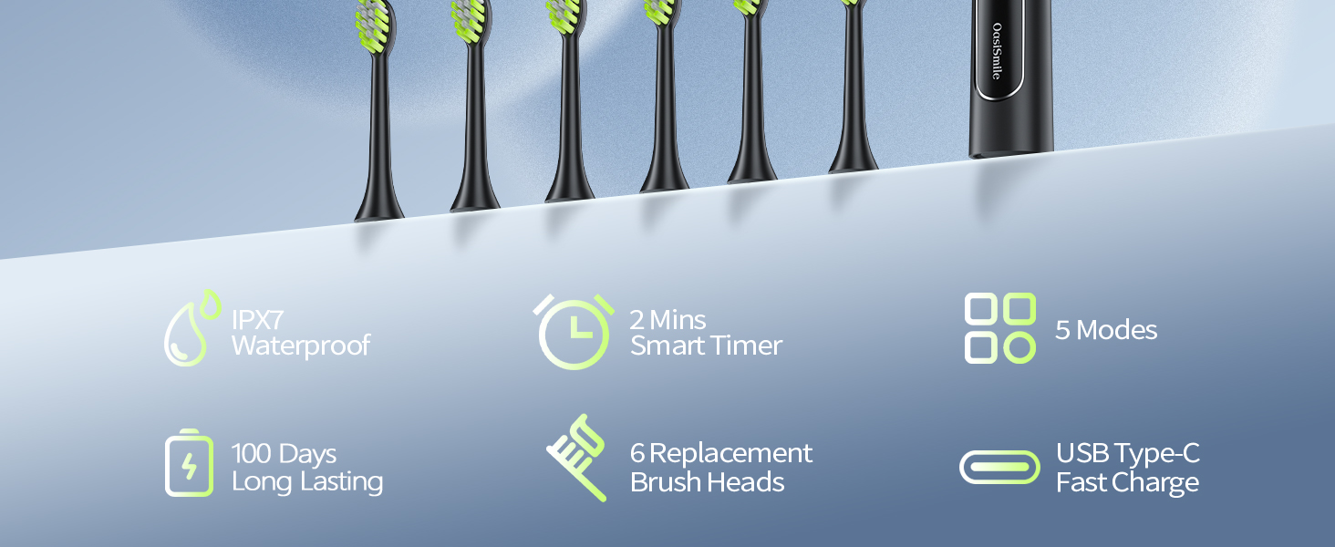 OasiSmile Sonic Electric Toothbrush