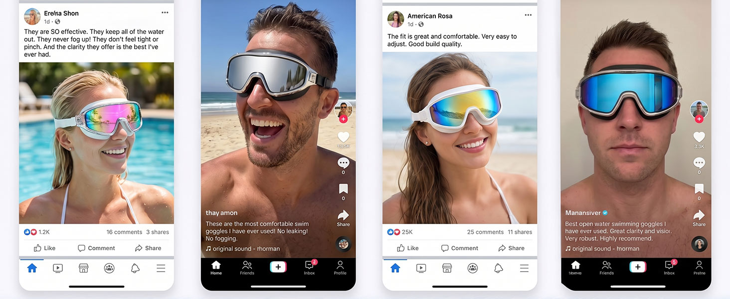 swimming goggles men