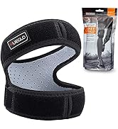 HUEGLO Patella Knee Strap Knee Pain Relief,Knee Stabilizing Brace Support for Tendonitis,Osgood s...