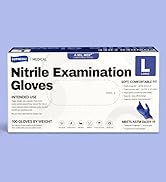 Supmedic Nitrile Exam Gloves, 4 Mil MED+ Powder-Free Latex-Free Cooking Food-Safe Disposable Medi...