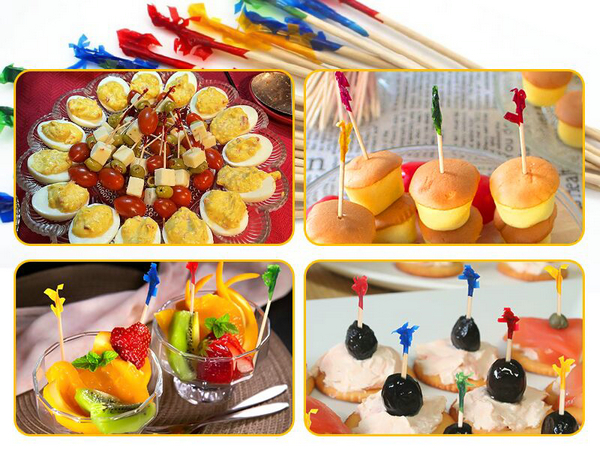 for Cocktail Party, Barbeque, Club Sandwiches (Frill picks 2800pcs 2.5 IN)