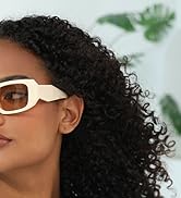 kimorn Rectangle Sunglasses for Women Men Trendy Retro Trendy Sun Glasses 90’s Vintage Square Fra...