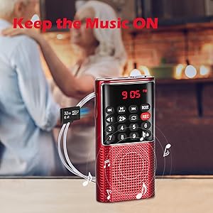 pocket radio mini