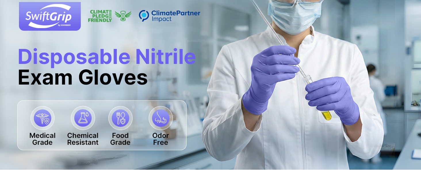 Disposable Nitrile Exam Gloves