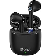 1 Hora Wireless Earbuds Bluetooth 5.3 Headphones Deep Bass in-Ear Earphones Premium Sound with Mi...