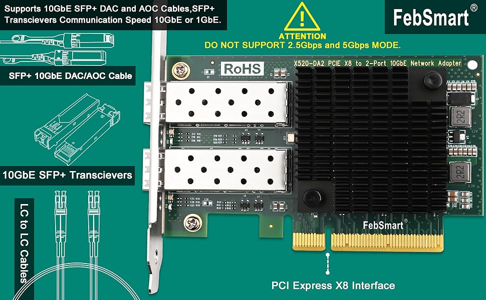 pcie network card pcie nic card pcie sfp+ card pcie 10gbe card