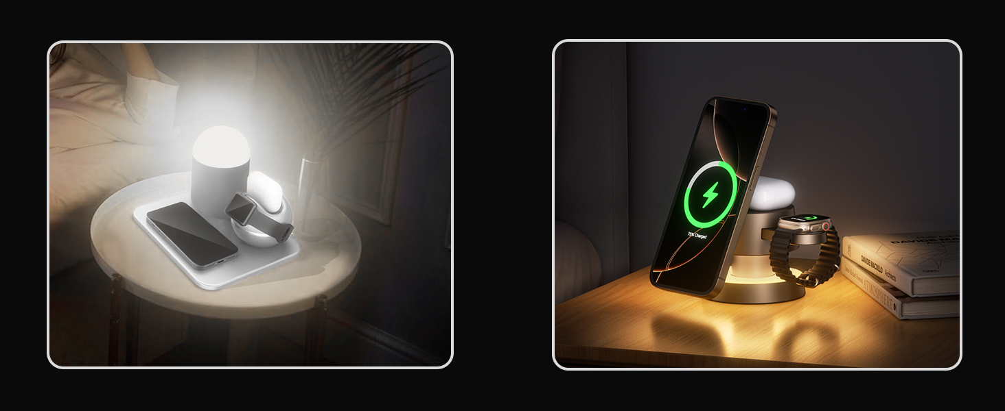 4 in 1 Magnetic Wireless Charging Station