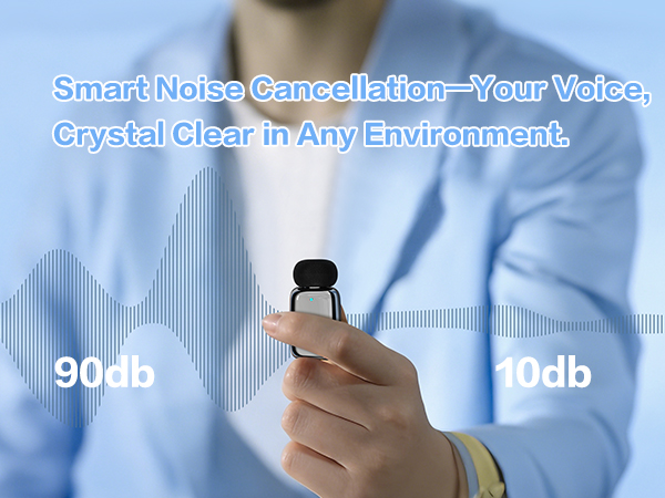 Wireless Lavalier Mic for iPhone/iPad/Android