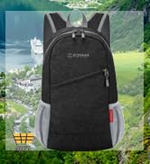 ZOMAKE Ultra Lightweight Packable Backpack 10L - Small Daypack Light Foldable Backpack Water-Resi...