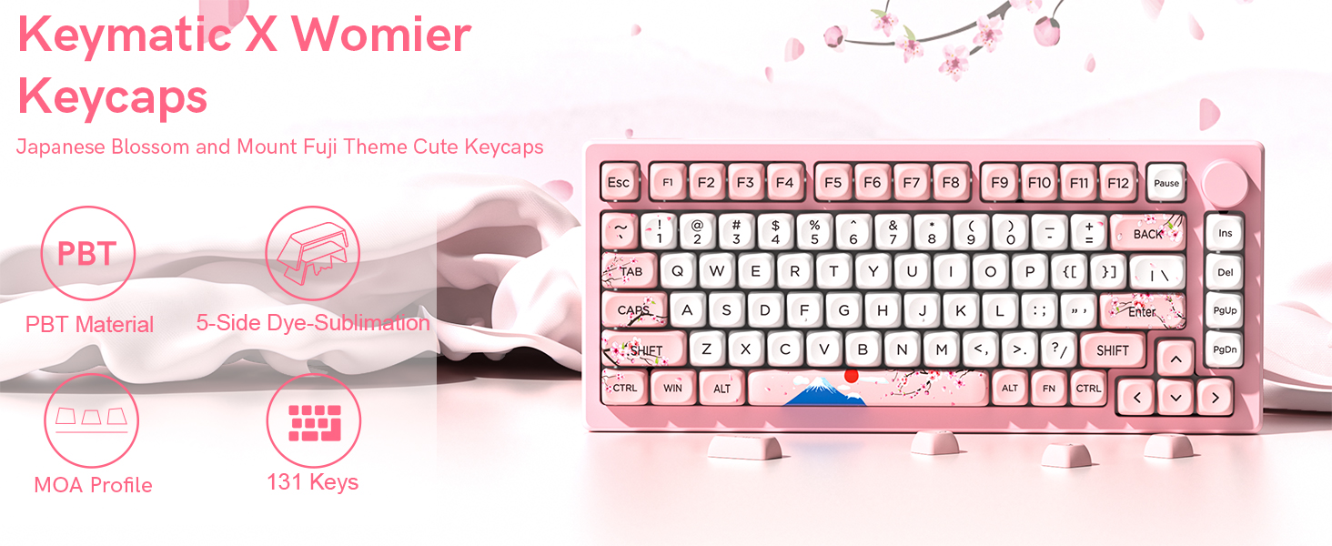 Keymatic X Womier Keycaps