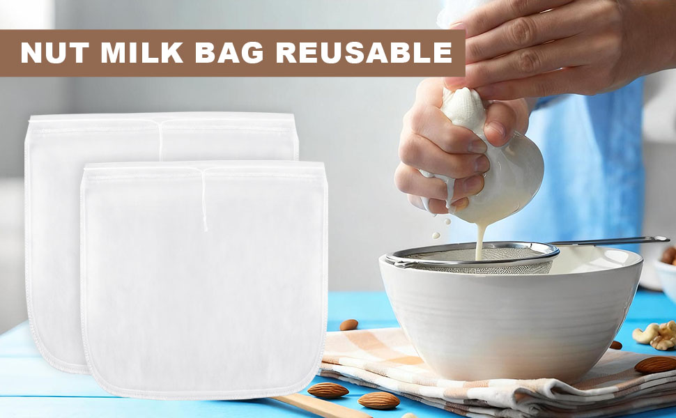 4PCS Nut Milk Bag