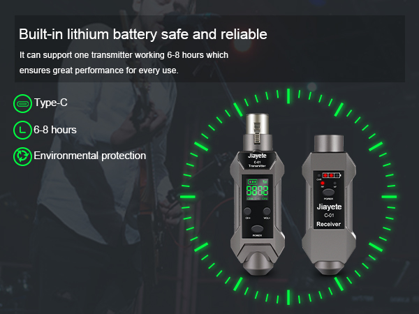 Xlr Wireless transmitter and receiver