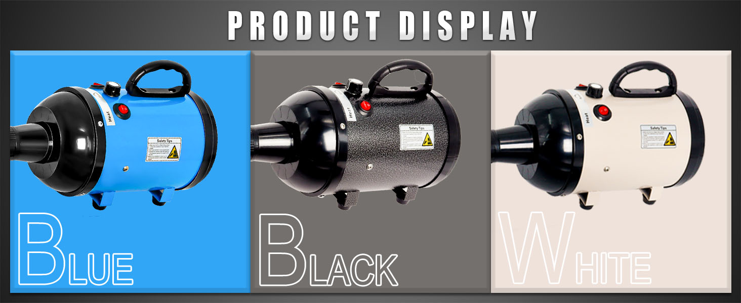 Dog Hair Dryer High Velocity Professional Dog Blow Dryer