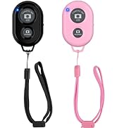 Wireless Camera Remote Shutter for Smartphones (2 Pack), Zttopo Wireless Phone Camera Remote Cont...