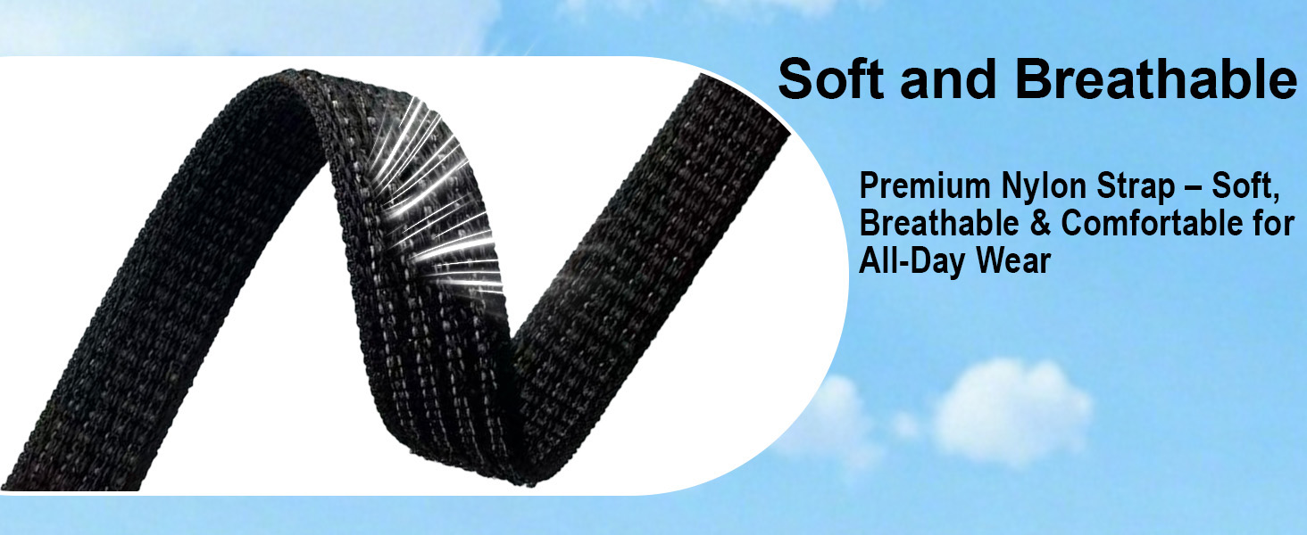 Nylon Sport Band Compatible with Xiaomi Smart Band 10/9/8