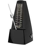 Ueteto Mechanical Metronome Black/Loud Sound Piano Drum Violin Guitar