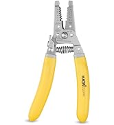 Wire Stripper Tool Crimper for Electricians: 7 Inch Wire Cutter Stripping Tool for 10-18 AWG Soli...