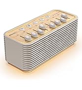 EZVALO White Noise Sleep Sound Machine, 255+ Mixer Options with Portable Speaker, Night Light, Sl...