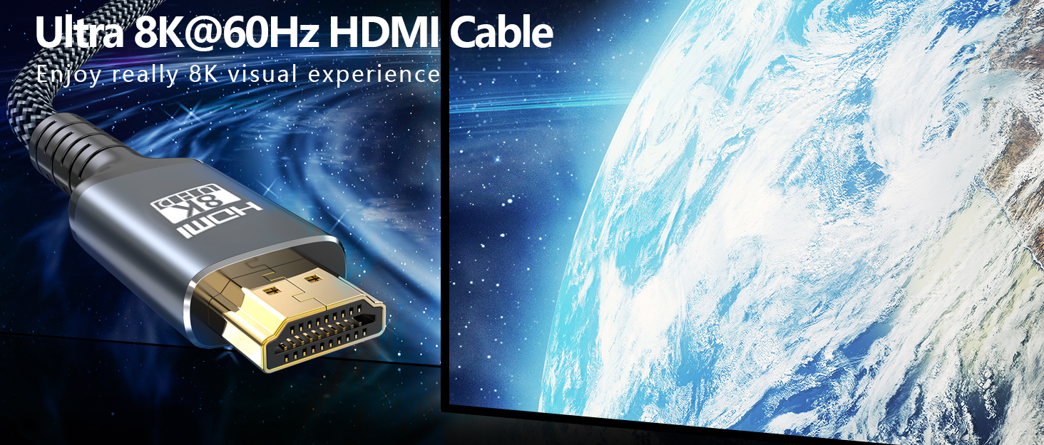 Eareyesail 8K hdmi cable 2.1