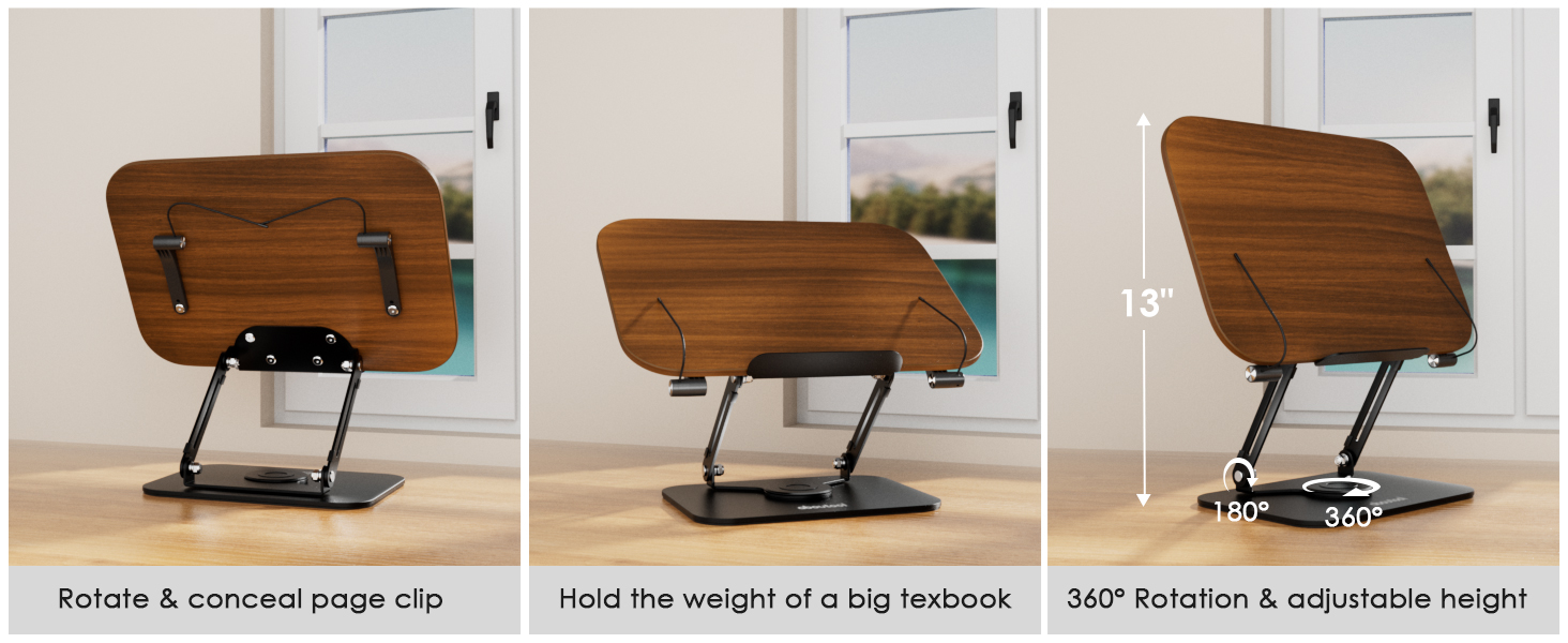 recipe book stand