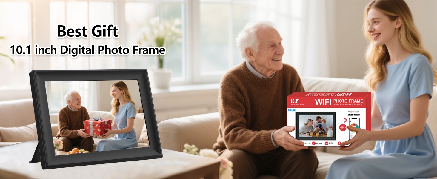 10.1 inch digital photo frame
