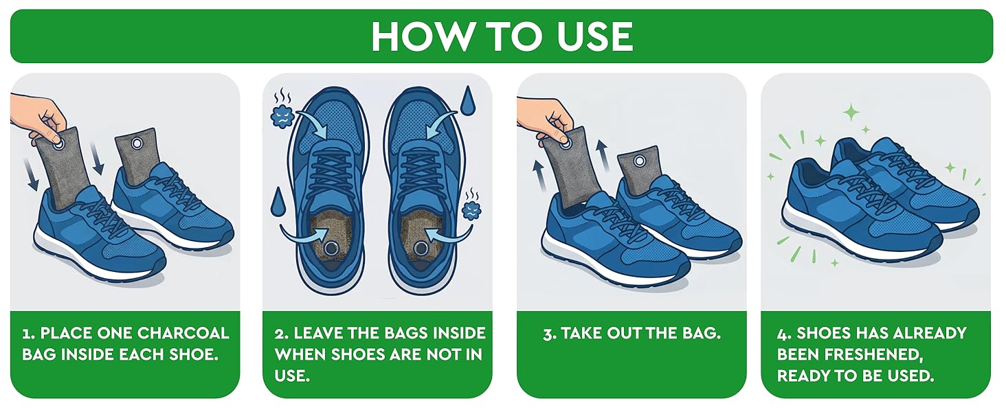 How to use charcoal bags