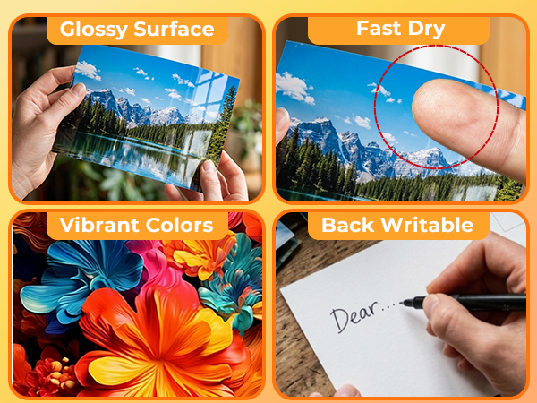 glossy photo paper