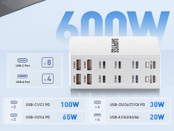 USB c Charging Station