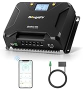 BougeRV Sunflow MPPT Solar Charge Controller 40A, w/ Low-Temp Cut-Off, APP Control, Backlit LCD, ...