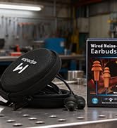 construction ear plug headphones for work; safety headphones