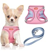 YIMEIS Dog Harness and Leash Set, No Pull Soft Mesh Pet Harness, Reflective Adjustable Puppy Vest...