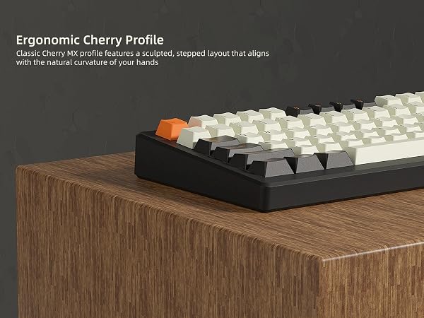 PBT Keycaps, Custom Retro Keycaps Set, Keyboard Caps Cherry Profile Keycaps