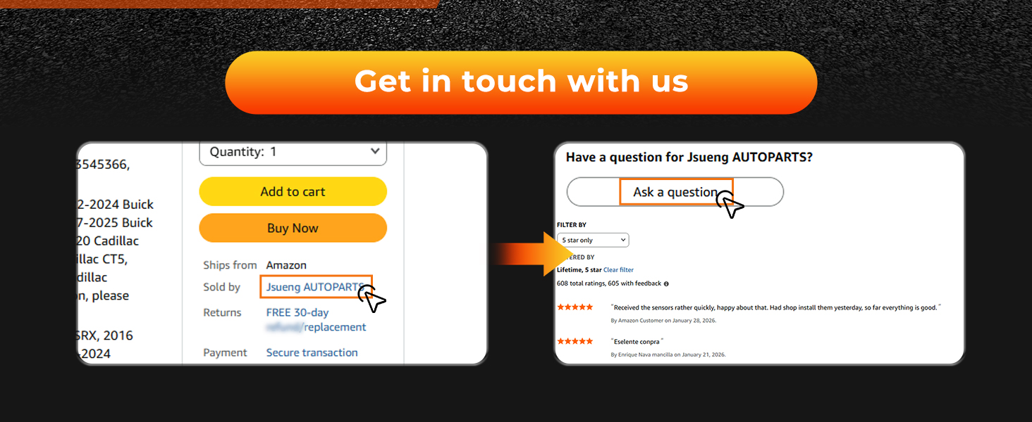 GET IN TOUCH WITH US