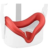 VR Face Cover Compatible for Meta/Oculus Quest 2 Headset, SINWEVR Sweatproof Silicone Interfacial...