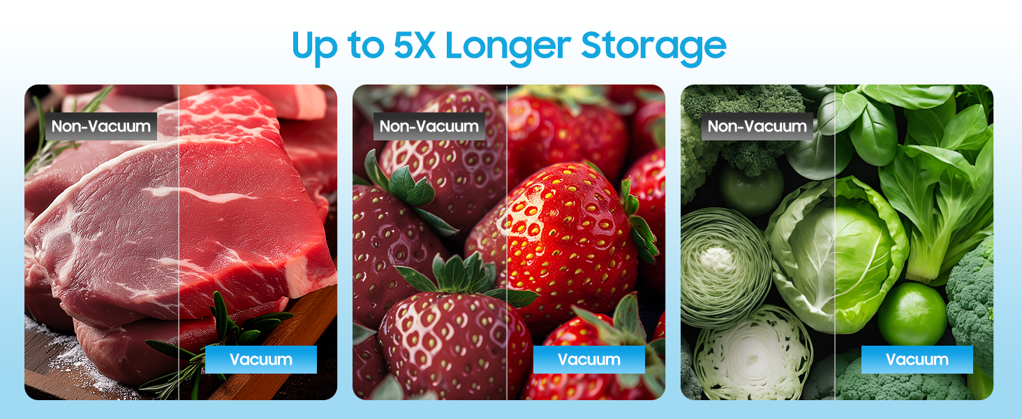 Up to 5X Longer Storage