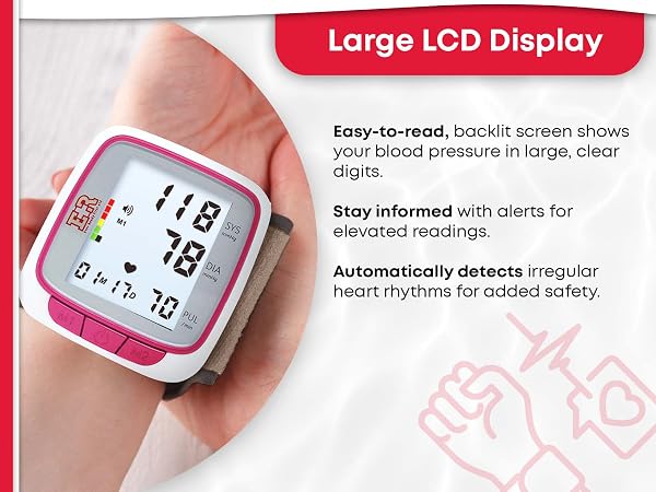 Easy to Read LCD Display