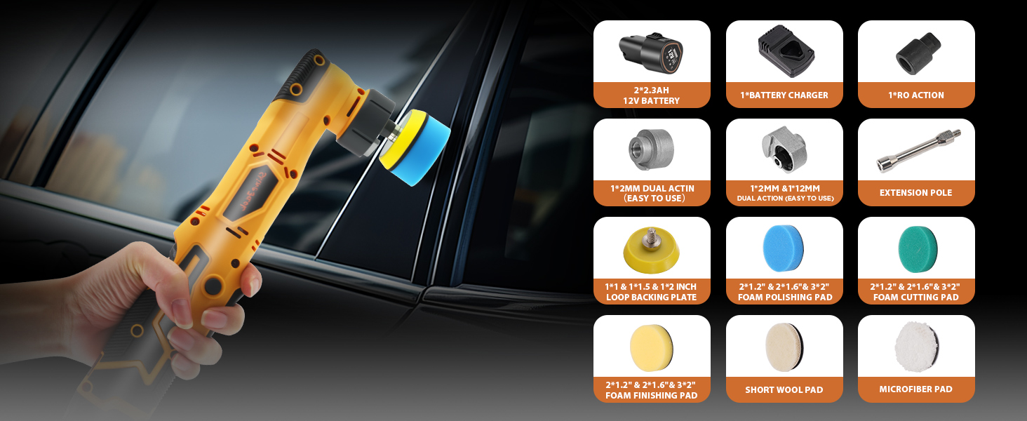 SHINEJACK Professional Car Buffer Polishers