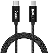 INVZI USB C to USB C Cable 100W 6.6ft, USB 3.1 Gen 2 Type C Cable 10Gbps Data Transfer for 4K@60H...