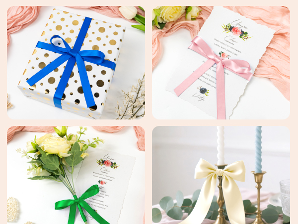 DOUBLE FACED RIBBON