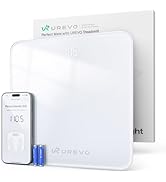 UREVO Smart Scale for Body Weight, Highly Accurate Digital Bathroom Body Scale, Bathroom Scale wi...