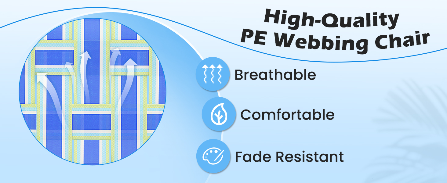 High-Quality PE Webbing Chair