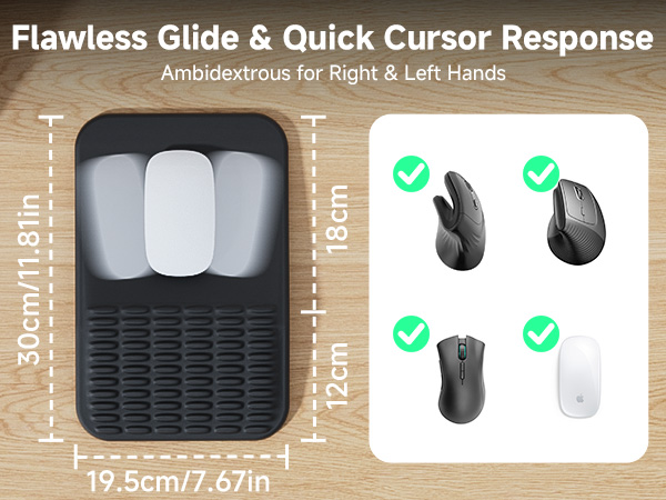 mouse pad with wrist rest