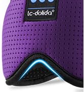 LC-dolida Bluetooth Sleep Mask with White Noise,Sleep Headphones,Bluetooth Wireless Music Eye Mas...