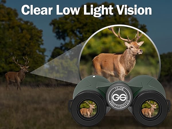 clear low light vision binoculars