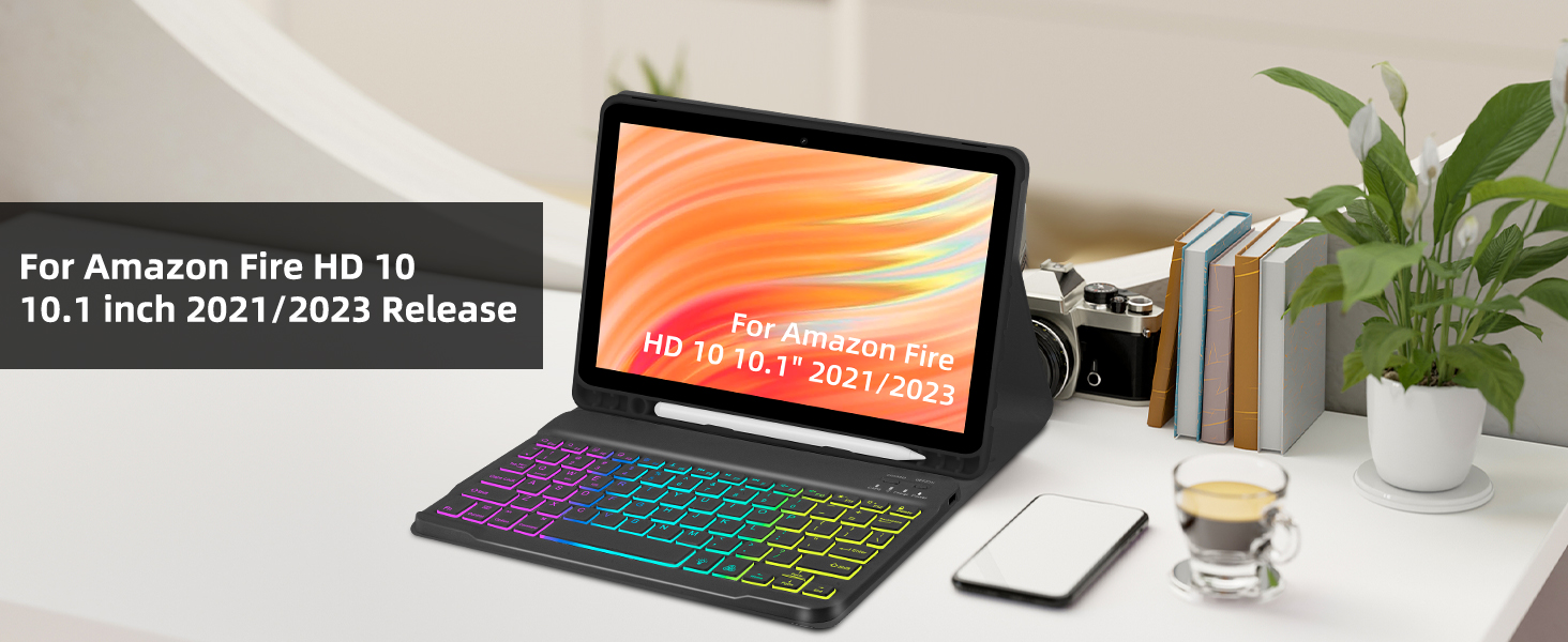 HD10 10.1 tablet case keyboard