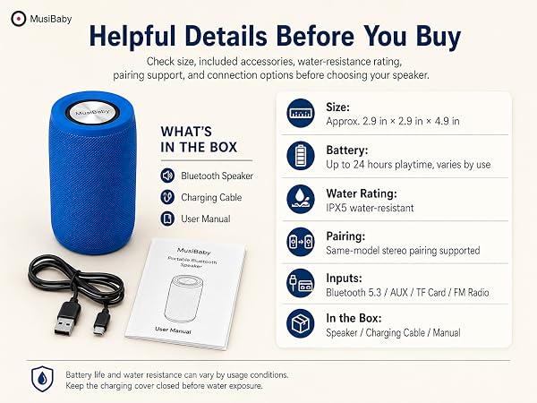 weatherproof bluetooth speaker rain splash resistant durable outdoor adventure ipx5