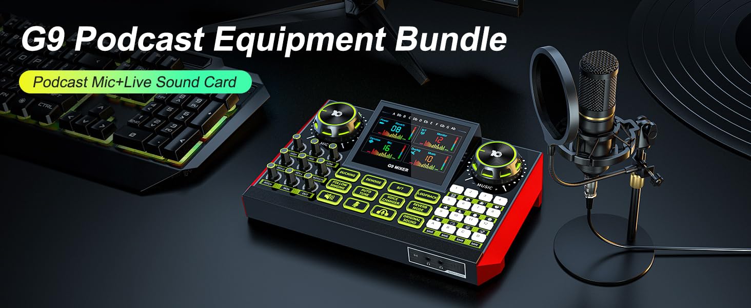 podcast equipment bundle music recording equipment podcast microphone bundle