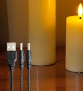 Rechargeable flameless pillar candles